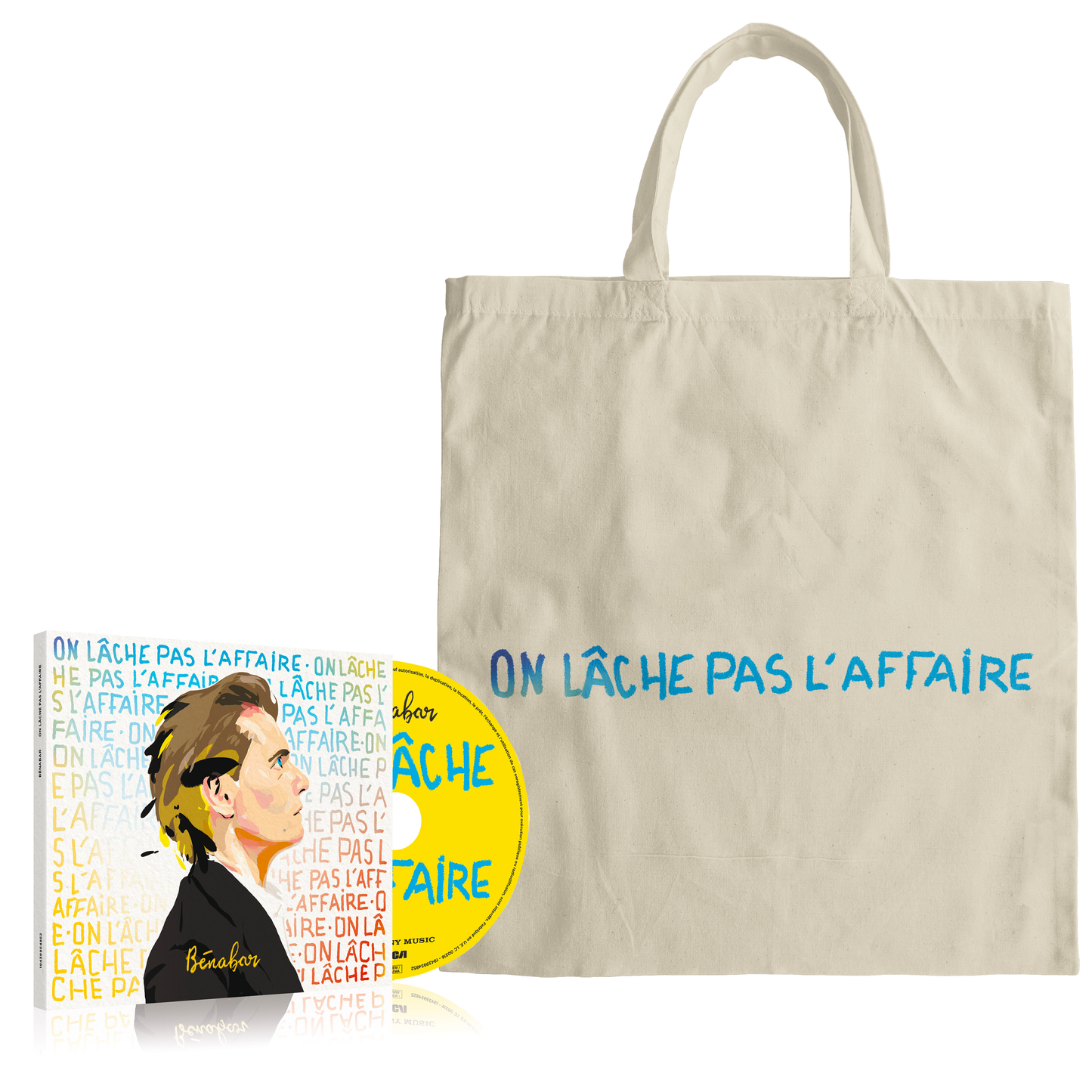 PACK ALBUM "ON LÂCHE PAS L'AFFAIRE" + TOTEBAG